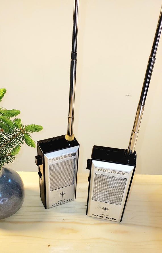 Vintage HOLIDAY Walkie Talkie Set JAPAN Transceiver Model 302 - Image 7