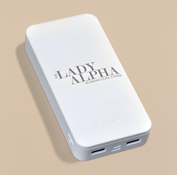 Lady Alpha Power Bank | Portable Charger 20,000mAh | Charge your Nursing Cool Cover on the go!