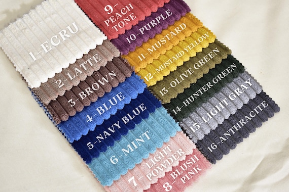 Corduroy Bolster Pillow Cover: Custom Piping, Lumbar Support - Image 8