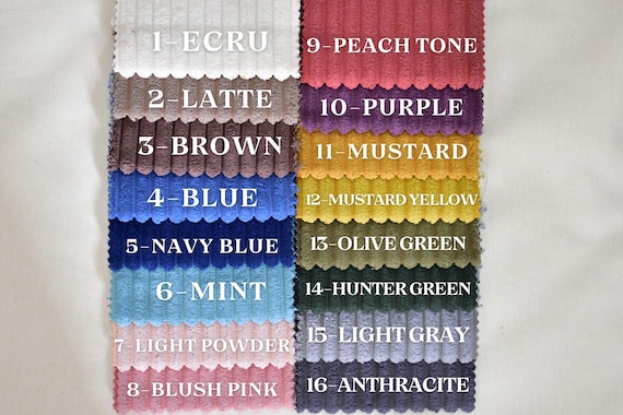 Corduroy Bolster Pillow Cover: Custom Piping, Lumbar Support - Image 9