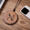 Personalized Wooden Wireless Charger Station, Custom Name Wooden Wireless Charger Pad 15W Fast Charging, Portable Qi Wireless Charger Gift Personalized Wooden Wireless Charger Station, Custom Name Wooden Wireless Charger Pad 15W Fast Charging, Portable Qi Wireless Charger Gift