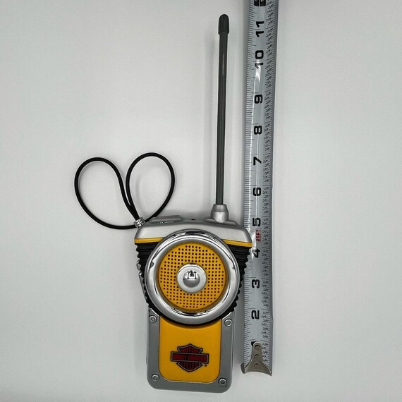 Harley-Davidson Walkie Talkie Single Collectible Yellow Turns On - Image 9