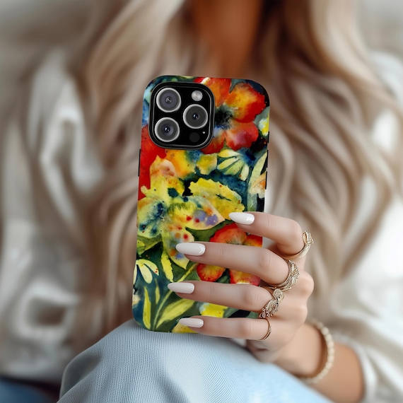 Adrianne Lenker Phone Case, Cute Flower Design Cover, Floral Girly Phone Case, iPhone 17 16 15 14 13 12 11 Pro Max X XS XR, Floral Tech Gift - Image 3