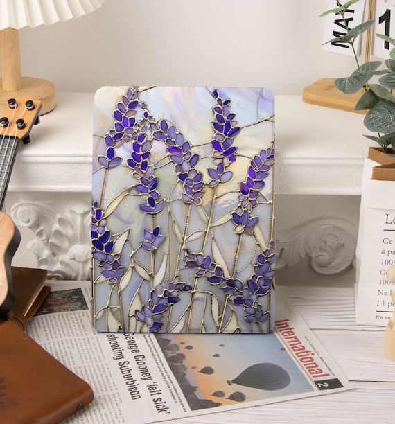 Stained Glass Flowers iPad Case, iPad Air 4/5/6 iPad 10/9/8/7 10.9" 10.5 10.2" iPad Pro 12.9'' 2022/2021 Pro 11" 13'' iPad Mini 6 Case Cover - Image 4