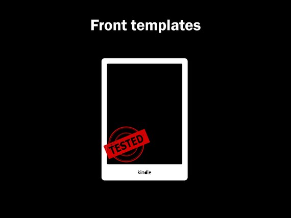 Kindle Paperwhite 6.8 2021 skin cut vector file | Template Layout | skin template | decal, Svg | Cricut, silhouette, DIY wrap, sticker - Image 5