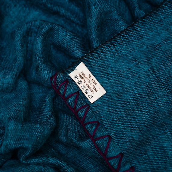 Extra Soft High Quality Yak Wool Blanket / Throw Travel - Made in Nepal 46" x 92" Machine Washable SALE!! Tel - Image 7
