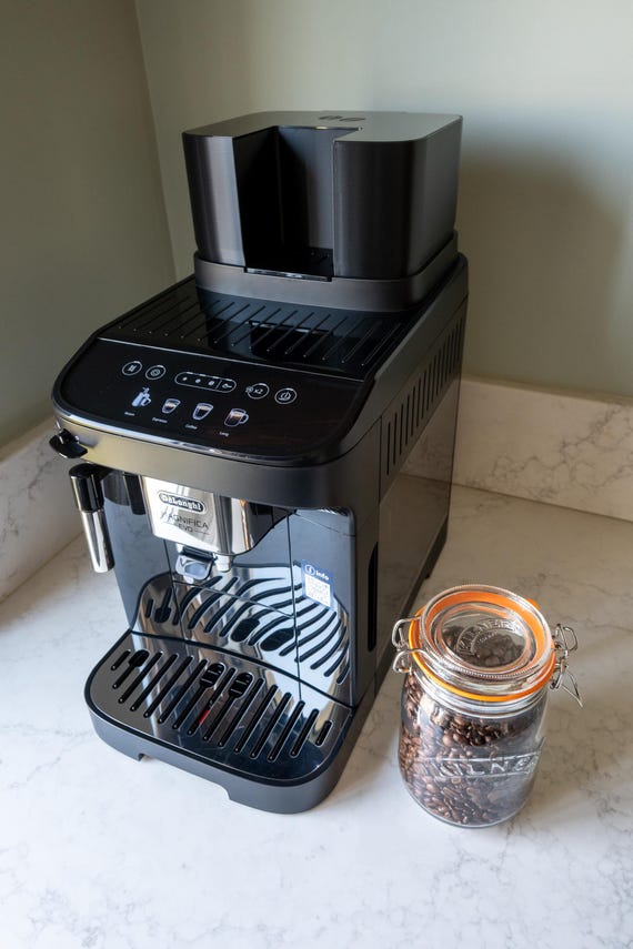 De'Longhi Magnifica Evo reservoir extension – 1kg beans – fits perfectly with original lid - Image 10