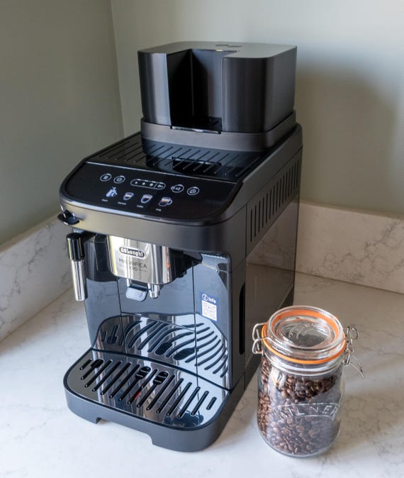 De'Longhi Magnifica Evo reservoir extension – 1kg beans – fits perfectly with original lid