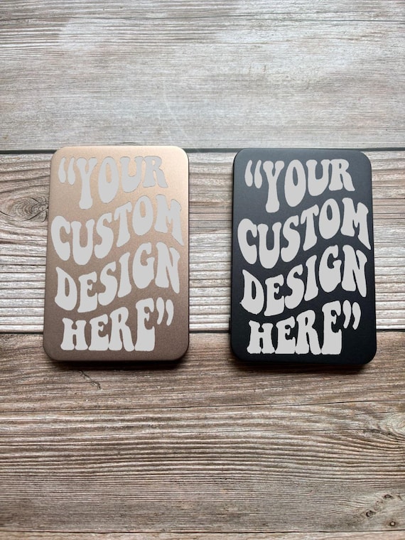 Personalized Magnetic Power Bank - Rose gold or Black - Image 3