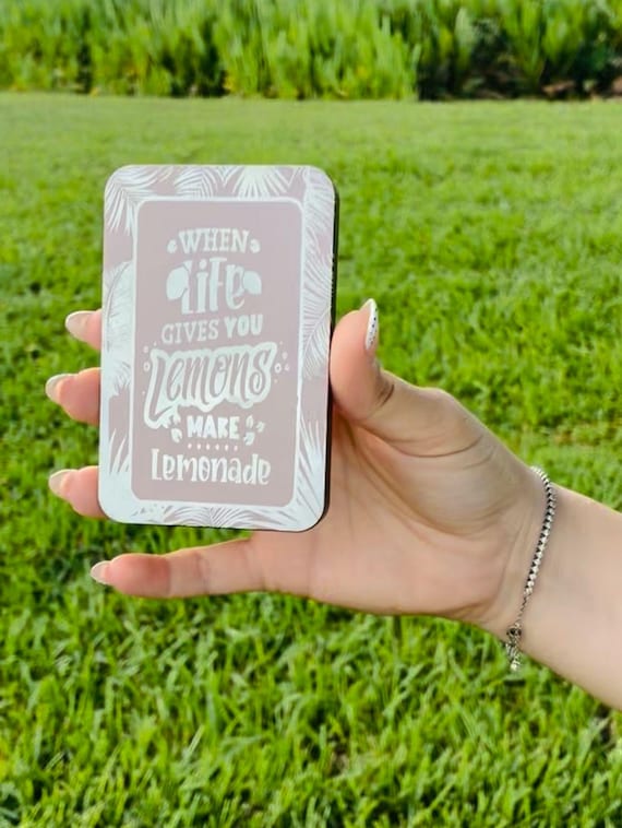 Personalized Magnetic Power Bank - Rose gold or Black - Image 2