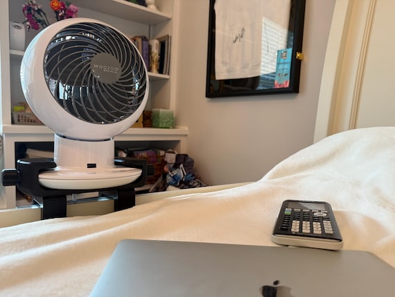 Woozoo Fan Holder: Bunk Bed & Dorm Room Mount - Image 3