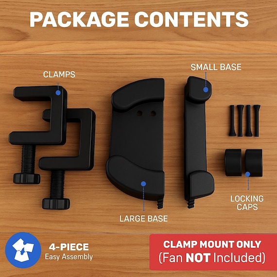 Woozoo Fan Holder: Bunk Bed & Dorm Room Mount - Image 7