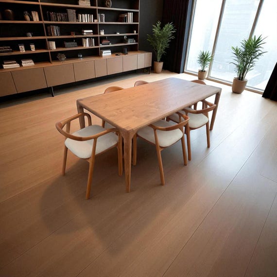 Custom Walnut Dining Table: Handcrafted Solid Wood Kitchen Furniture - Image 6