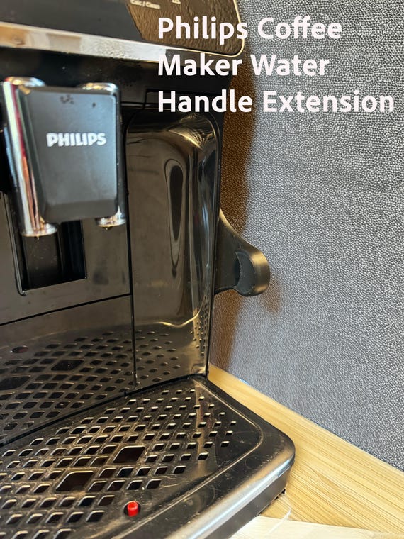 3D Printed Water Tank Extension Handle for Philips LatteGo Coffee Machines