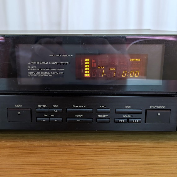 Rare! Vintage JVC XL-M301BK 6-Disc Cartridge CD Changer, Made in Japan, 1989, Magazine Style, Tested, Retro Audio, Hi-Fi Player, Home Stereo - Image 3