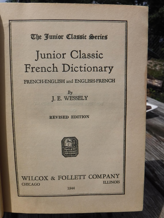 Junior Classic French and English Dictionary - Image 2