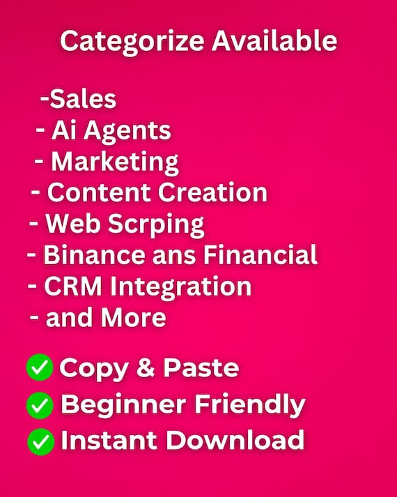 6000+ N8n Templates for everything - Use workflows for Sales, Marketing or selling to businesses - Image 2