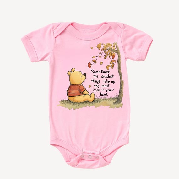 Winnie The Pooh Baby Bear Smallest Things Bodysuit - Image 3