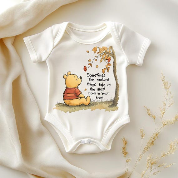 Winnie The Pooh Baby Bear Smallest Things Bodysuit - Image 8
