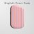 Coral Striped MagSafe Power Bank: 5000 mAh Portable Charger Coral Striped MagSafe Power Bank: 5000 mAh Portable Charger