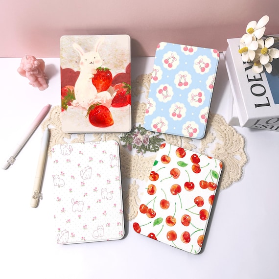 Cute-style Kindle Case For 5/6/7 Gen, Kindle 10/11/12th - 6“7”, Kindle Paperwhite 2022/2024 Cover, Colorsoft Strap Case, Clear or Solid Back - Image 4