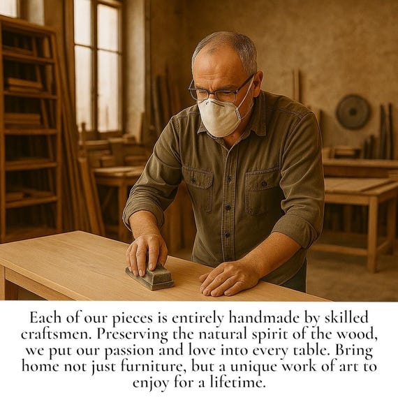 Custom Walnut Dining Table: Handcrafted Solid Wood Kitchen Furniture - Image 8