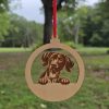 Laser Engraved German Shorthair Pointer Personalized Ornament Laser Engraved German Shorthair Pointer Personalized Ornament