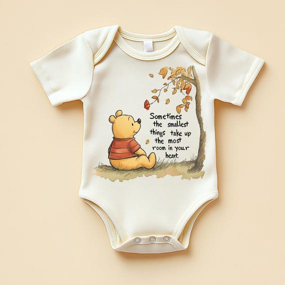 Winnie The Pooh Baby Bear Smallest Things Bodysuit - Image 7