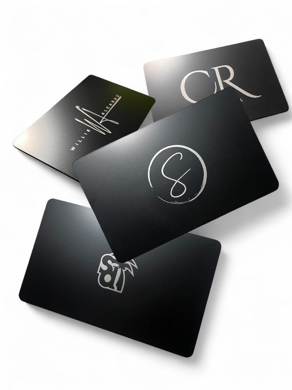 Custom Full Metal NFC Business Card, Tap Card (Front + QR Back) - Image 2