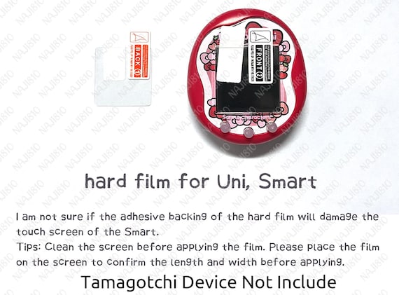Tamagotchi screen protective stick film 2/5pcs - soft/hard - Image 2