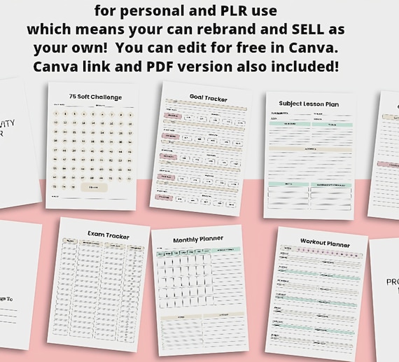 14500 Canva PLR Templates Bundle | Editable Digital Templates for Business, Social Media, Coaching & Printables - Image 2