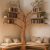 Rustic Tree Bookshelf with Corner Bench | Wooden Reading Nook Seat | Nature-Inspired Furniture for Kids & Adults Living room Rustic Tree Bookshelf with Corner Bench | Wooden Reading Nook Seat | Nature-Inspired Furniture for Kids & Adults Living room