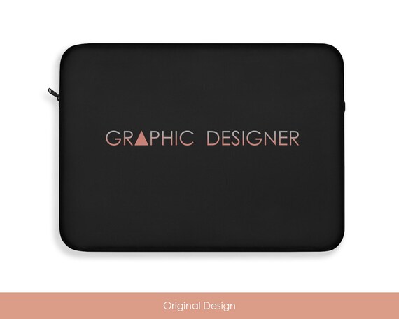 Costumizable Graphic Designer Laptop Sleeve: Personalized Notebook Accessory for Illustration Artist, Minimalist Art - Image 3