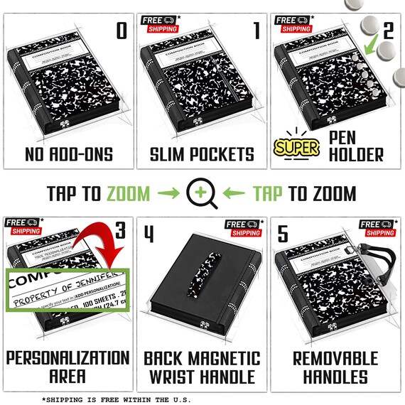 Composition Case Supernote A6x Case Book Supernote A5x Case Supernote Folio Case Supernote a x5 a5 x Case a x6 a6x Supernote Cover Sleeve - Image 9