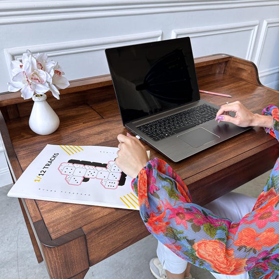 Premium Handcrafted Desk Table, Mid-century Home Office Desk in Solid Walnut Wood with Rounded Design, Office Furniture - Image 6