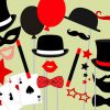 Print Yourself Magician Photo Booth Party Props